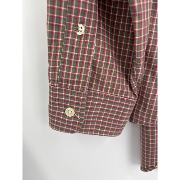 Ralph Lauren Mens Classic Fit Plaid Button Down Long Sleeve Shirt Pony Large - Picture 7 of 7